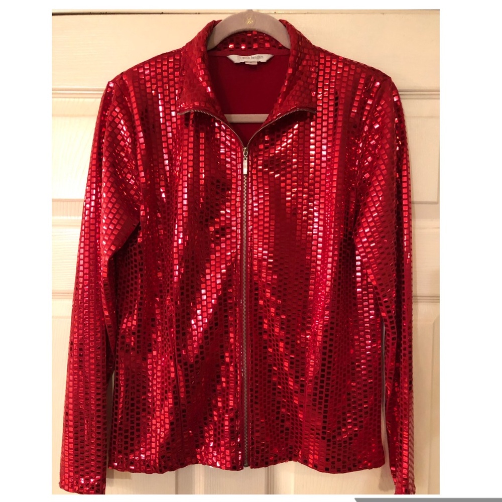 Erin London Sequin Jacket Lightweight Women’s Sz S